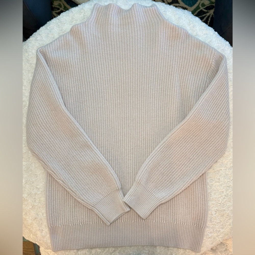 Quince Merino Wool Relaxed Turtleneck Sweater